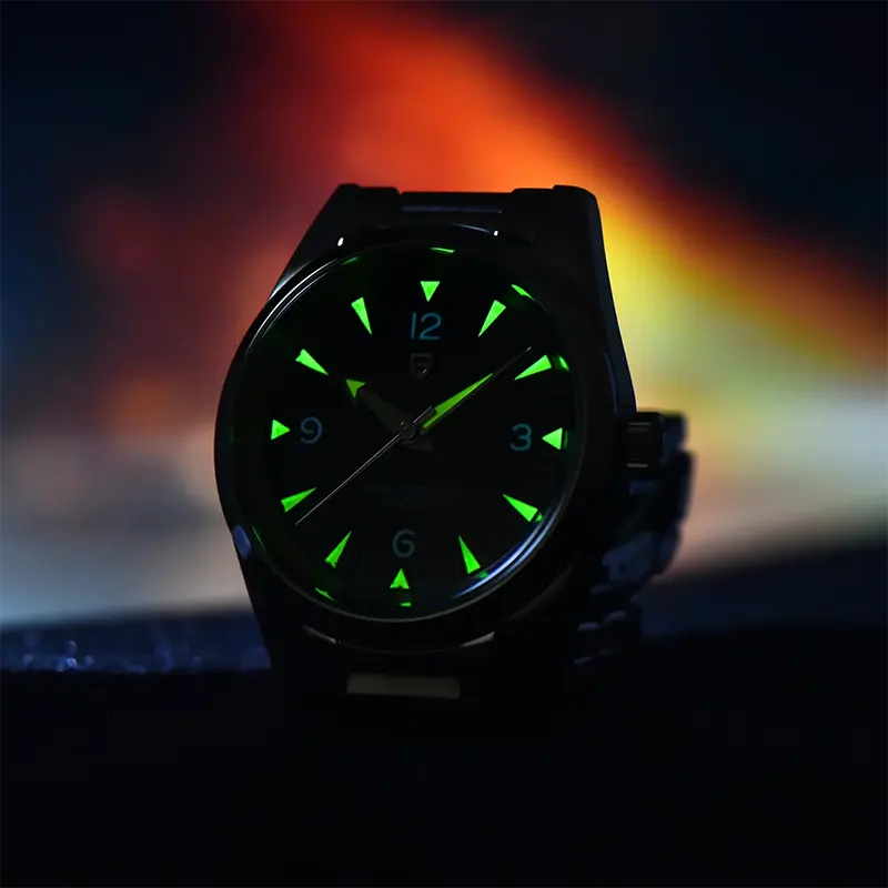 Pagani Design Railmaster Light Blue Dial Men's Watch- PD-1793